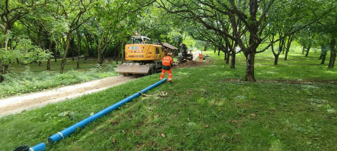 Travaux PFAS de la Régie des eaux de Bièvre Est sept. 2025.